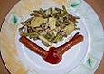 Bunter Kartoffelsalat, lauwarm