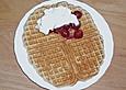 Hefewaffeln ohne Milch