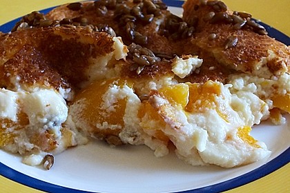 Pfirsich - Schmand - Creme aus dem Ofen 3