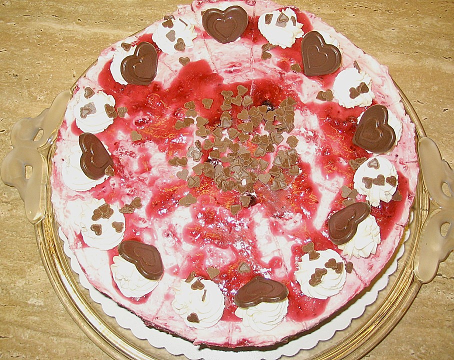 Rote Grütze - Schmandcreme Torte (Rezept mit Bild) | Chefkoch.de