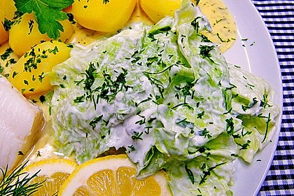 Blattsalat mit Dressing 3