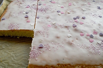 Schneller Zitronenkuchen auf dem Blech 20