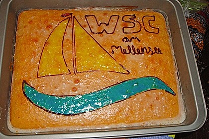 Schneller Zitronenkuchen auf dem Blech 36