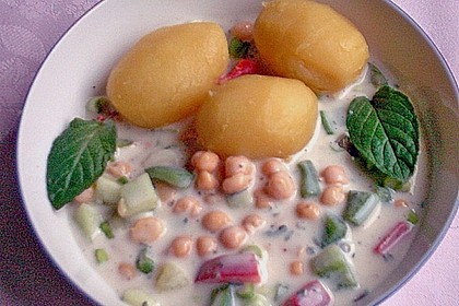 Kichererbsen in Joghurtso&szlig;e 1