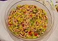 Feuriger Lauchsalat
