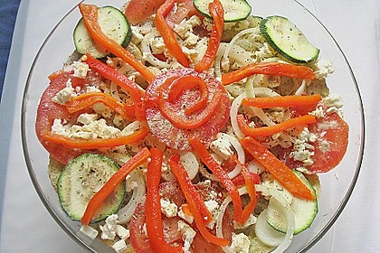 Mediterraner Schichtsalat 1
