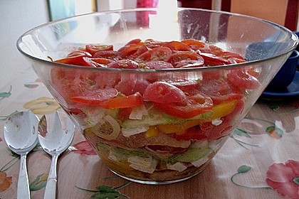 Mediterraner Schichtsalat 3