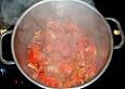 Flambierte Hummersuppe mit Pernod - Sahne