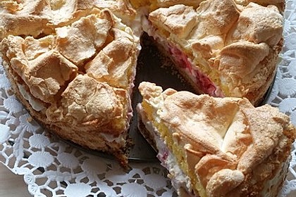 Himmelstorte mit Himbeeren 7