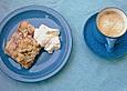 Rhabarber - Streusel Kuchen auf Quark - &Ouml;l Teig