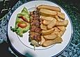 Schweinebauchspie&szlig;e Gyros Art