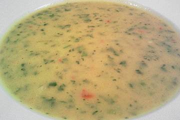 Scharfe Kartoffel-Kokos-Suppe