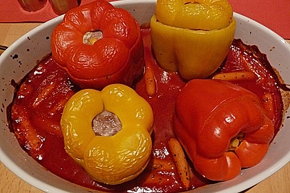 Gefüllte Paprika (leicht) 1