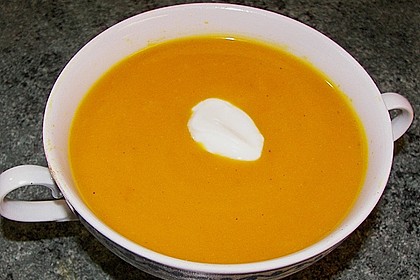 Kürbissuppe mit Ingwer und Kokosmilch 75