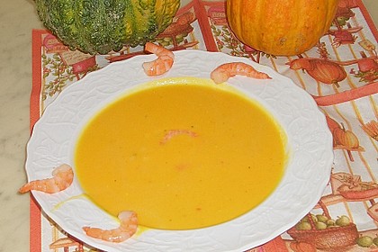 Kürbissuppe mit Ingwer und Kokosmilch 120
