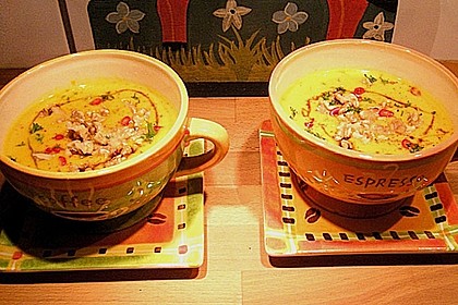 Kürbissuppe mit Ingwer und Kokosmilch 155