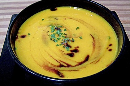Kürbissuppe mit Ingwer und Kokosmilch 50