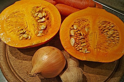 Kürbissuppe mit Ingwer und Kokosmilch 86