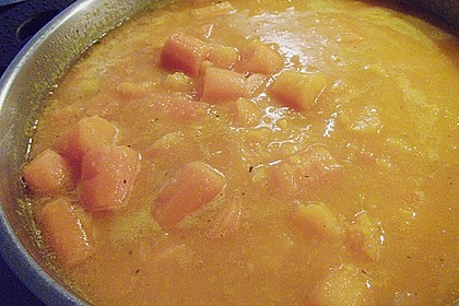 Kürbissuppe mit Ingwer und Kokosmilch 184