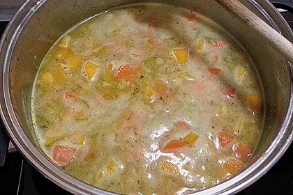 Kürbissuppe mit Ingwer und Kokosmilch 174