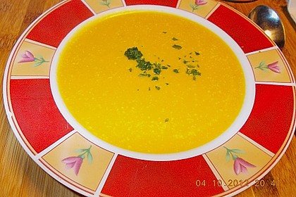 Kürbissuppe mit Ingwer und Kokosmilch 79