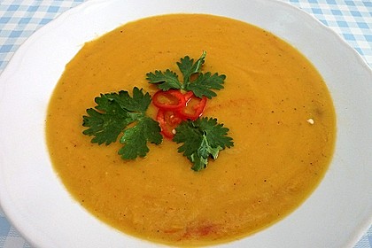 Kürbissuppe mit Ingwer und Kokosmilch 74