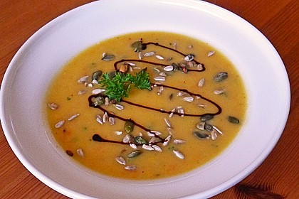 Kürbissuppe mit Ingwer und Kokosmilch 49