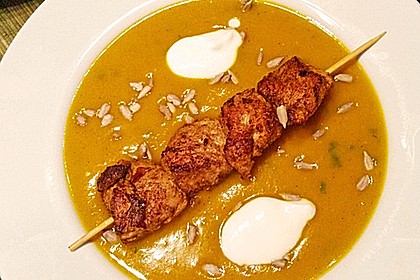 Kürbissuppe mit Ingwer und Kokosmilch 90