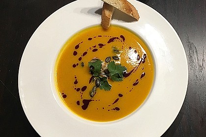 Kürbissuppe mit Ingwer und Kokosmilch 5