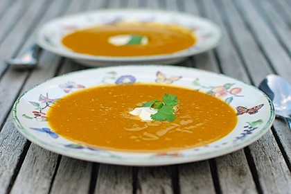 Kürbissuppe mit Ingwer und Kokosmilch 26