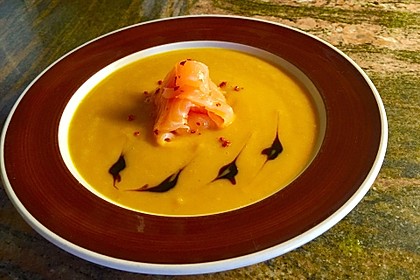 Kürbissuppe mit Ingwer und Kokosmilch 3