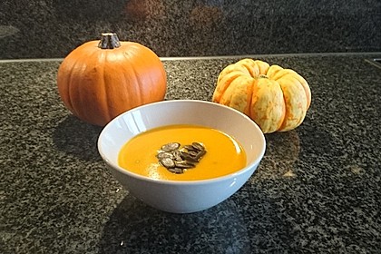 Kürbissuppe mit Ingwer und Kokosmilch 19