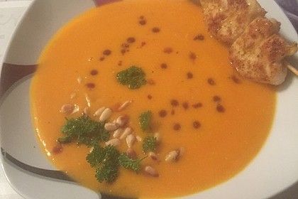 Kürbissuppe mit Ingwer und Kokosmilch 101