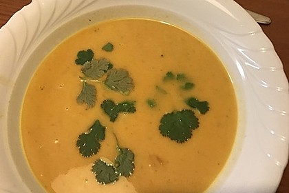 Kürbissuppe mit Ingwer und Kokosmilch 100