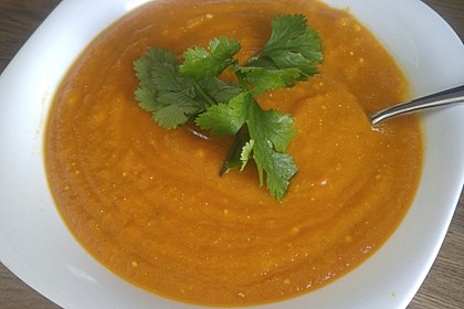 Kürbissuppe mit Ingwer und Kokosmilch 70