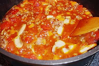 Spaghetti Bolognese nach Toskana Art 3
