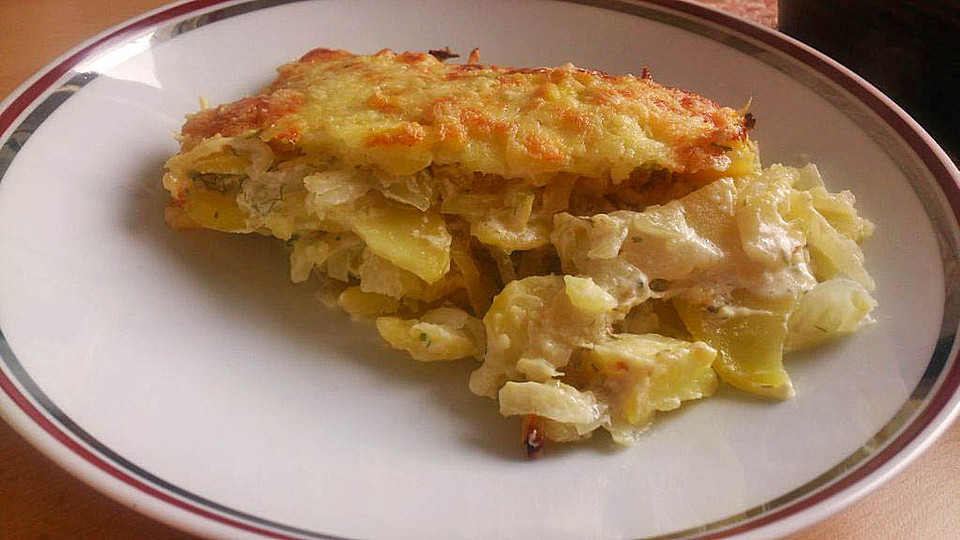 Fenchel-Kartoffel-Gratin (Rezept mit Bild) von prinzpausback | Chefkoch.de