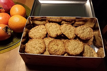 Dinkel Haferkekse weniger süß 3