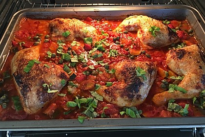 Italienische Hähnchenkeulen 9