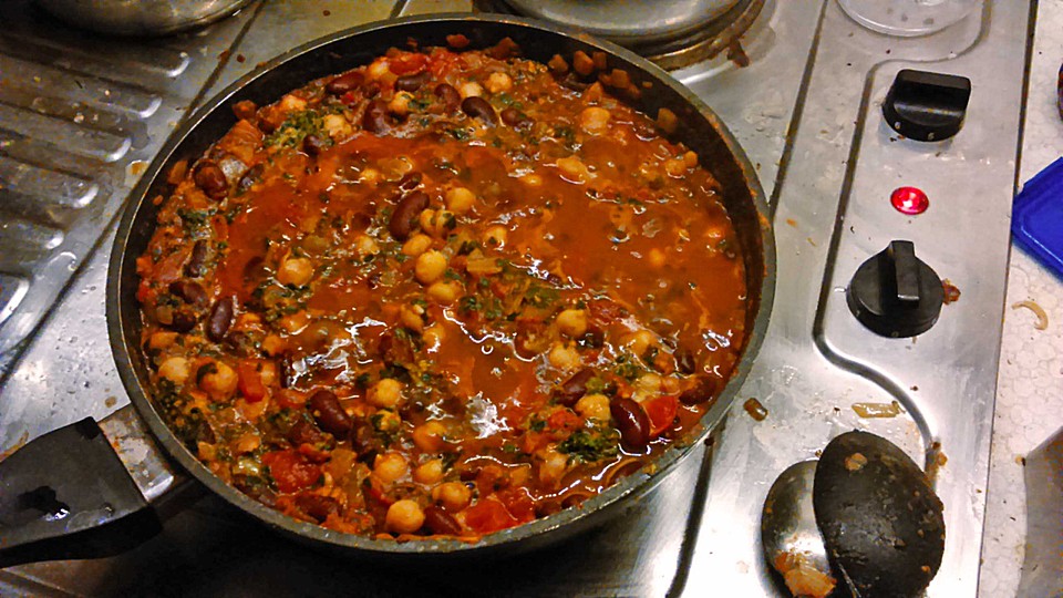 Arabische Kichererbsenpfanne (Rezept mit Bild) von ronjamariie