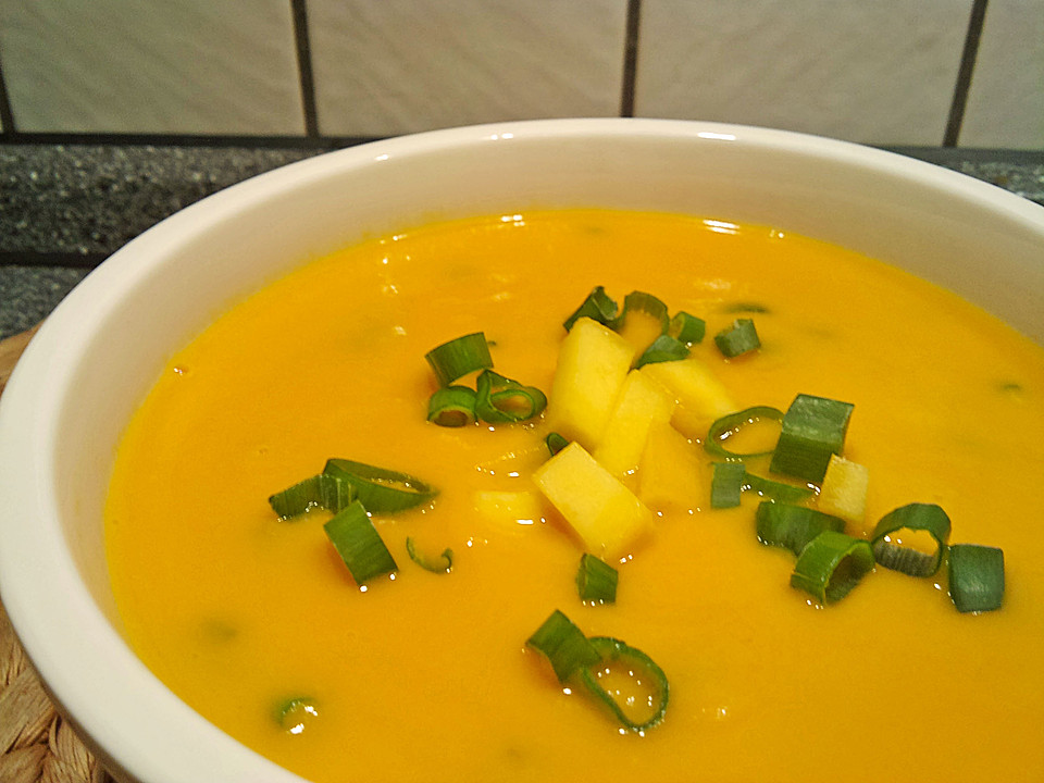 Möhren-Chili-Mango-Kokos-Suppe (Rezept mit Bild) | Chefkoch.de
