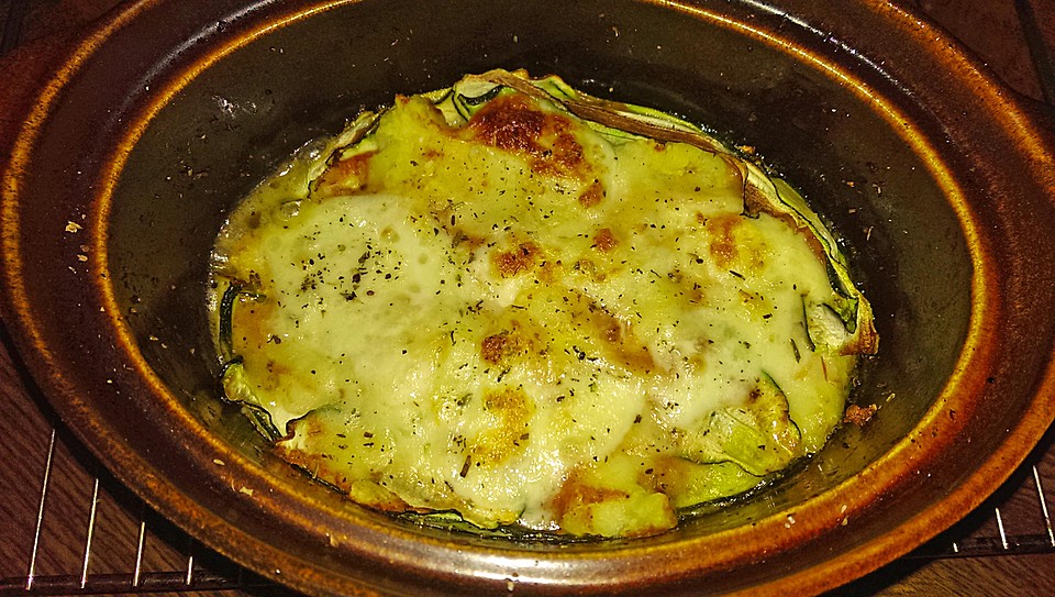 Kartoffelbrei-Mozzarella-Zucchini Auflauf (Rezept mit Bild) | Chefkoch.de