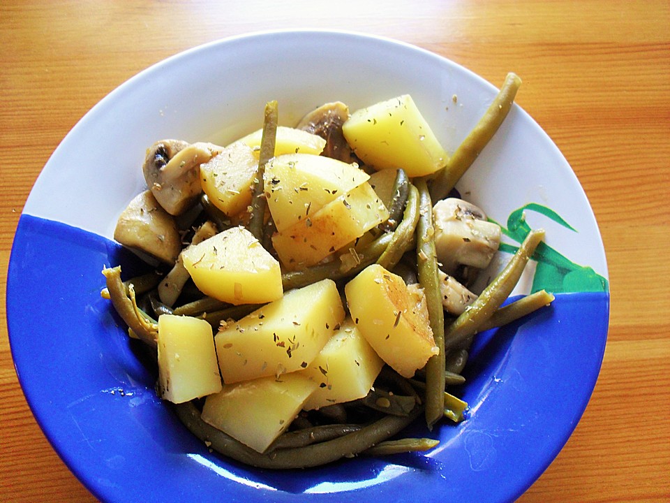 Kartoffel-Bohnen-Champignon-Pfanne (Rezept mit Bild) | Chefkoch.de