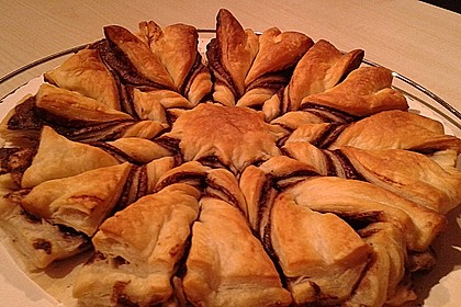 Blumen-Brioche mit Nutella 46