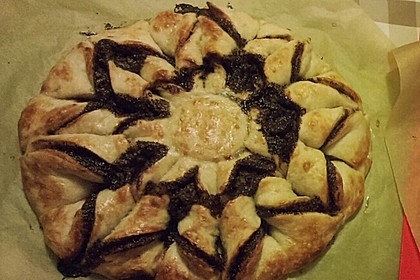Blumen-Brioche mit Nutella 51