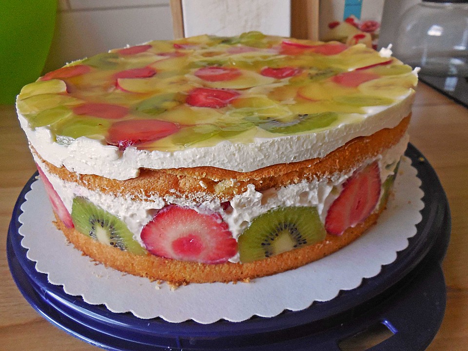 Obst-Quark-Torte (Rezept mit Bild) von keinohrhase1 | Chefkoch.de