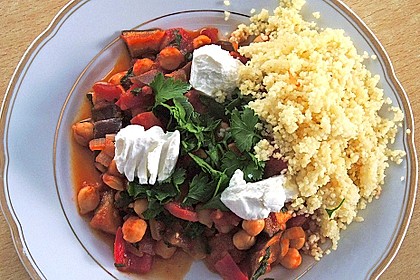 Kichererbsen-Auberginen-Pfanne 11