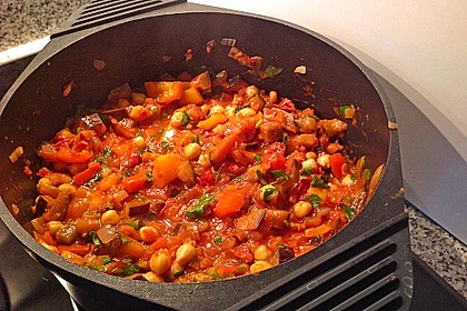 Kichererbsen-Auberginen-Pfanne 13