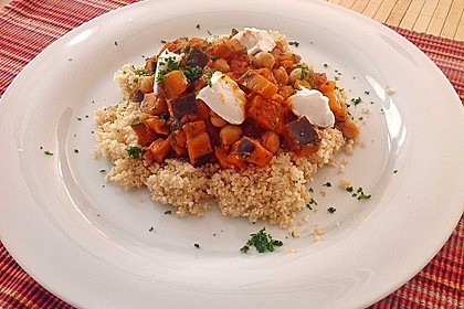 Kichererbsen-Auberginen-Pfanne 8