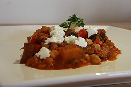 Kichererbsen-Auberginen-Pfanne 3